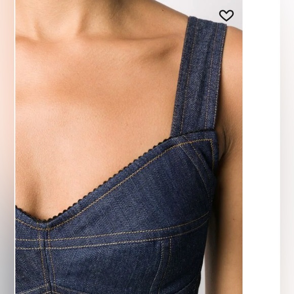 NWT Dolce&Gabbana denim corset size it50/14 - Picture 4 of 12